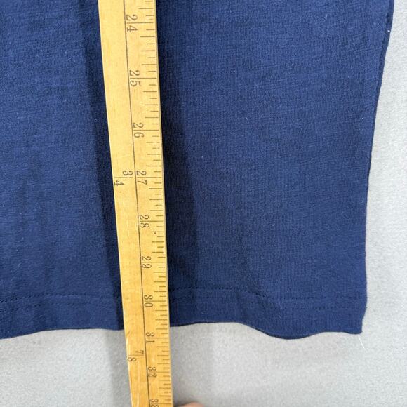 G-III Apparel Women's XL Los Angeles Rams NFL Long Sleeve T-shirt Blue Cream EUC - Picture 8 of 9